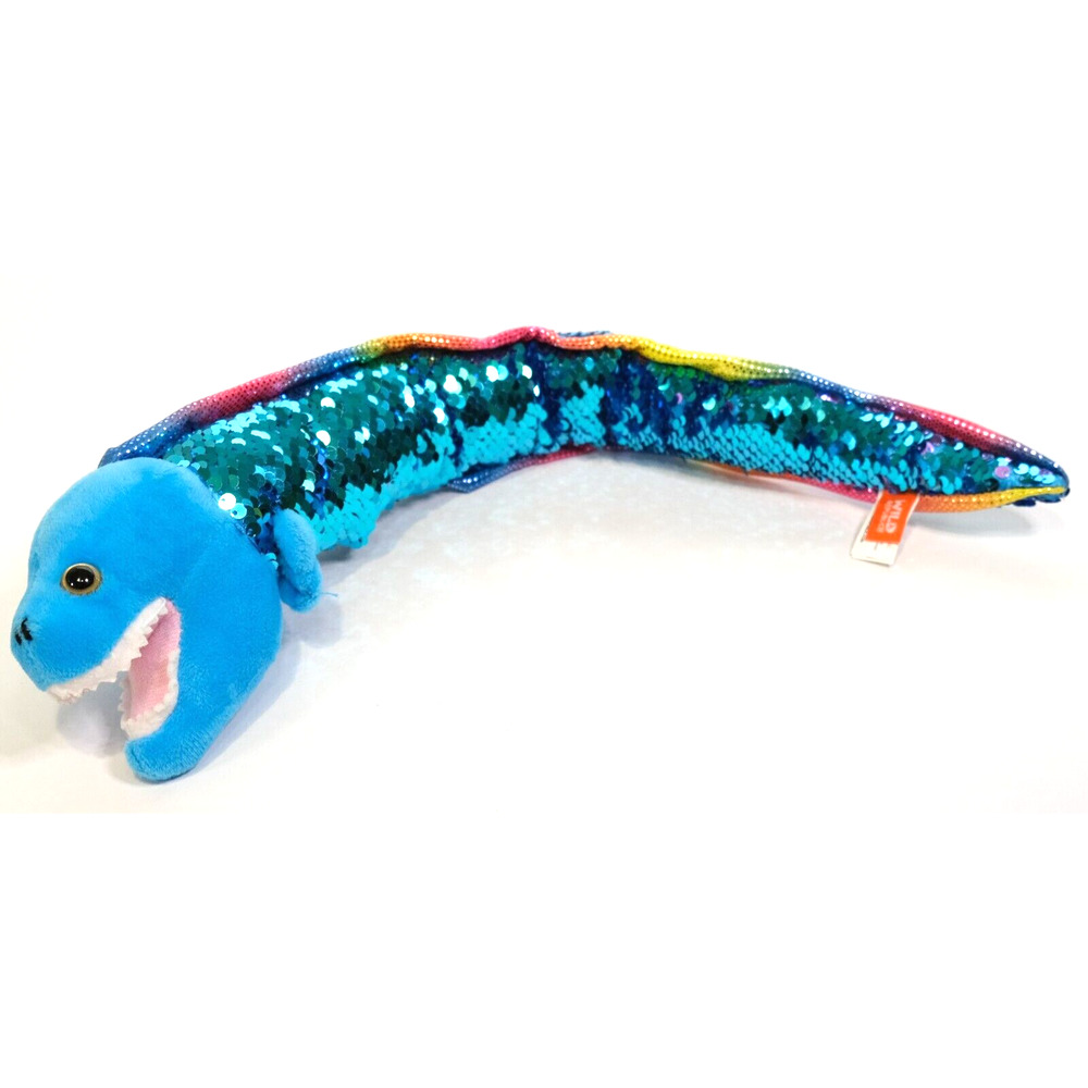 Wild Republic Electric Eel Sequence Plush Stuffed Animal Zoo Aquarium Realistic
